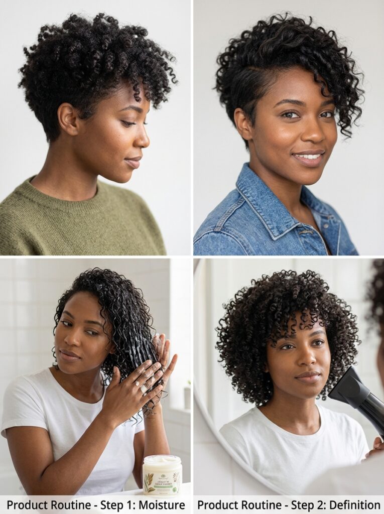 A Product Routine That Keeps Curl Definition Intact