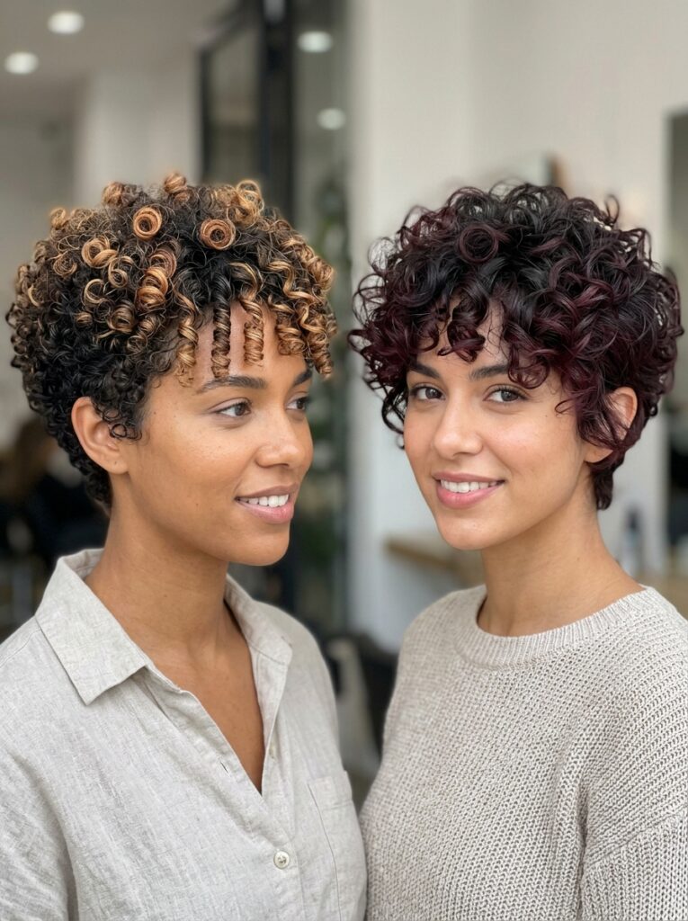 Color Placement and Curl Definition