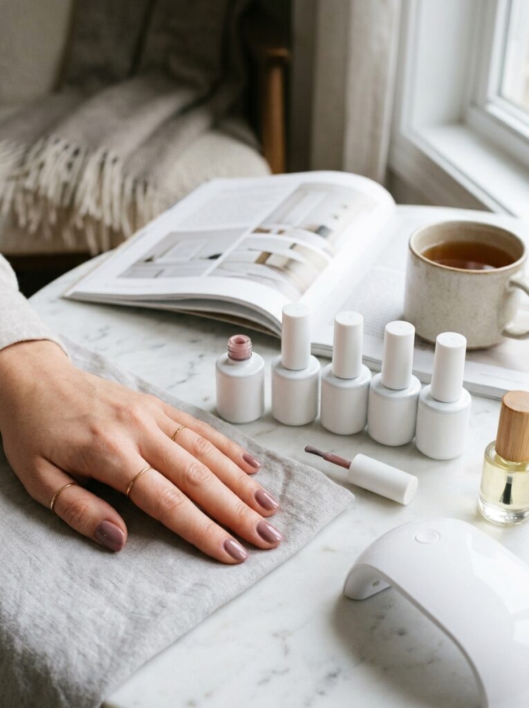 DIY at Home or a Salon Gel Application