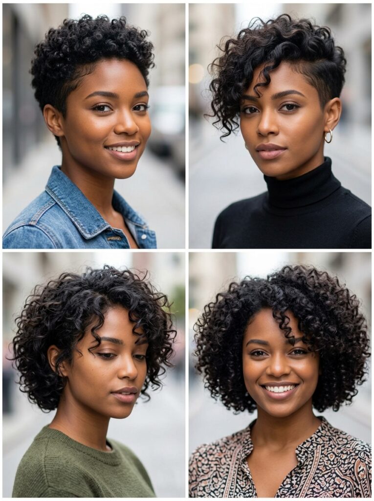 Growing Out or Adjusting a Curly Pixie
