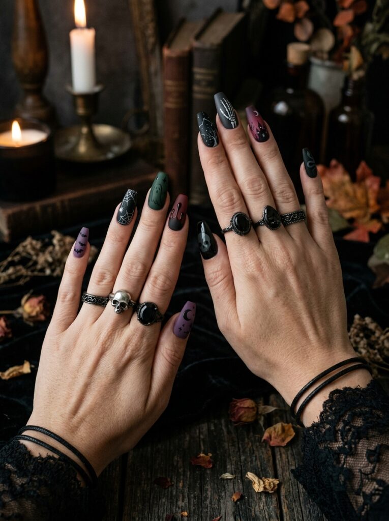 Shapes and Lengths That Suit a Spooky Look