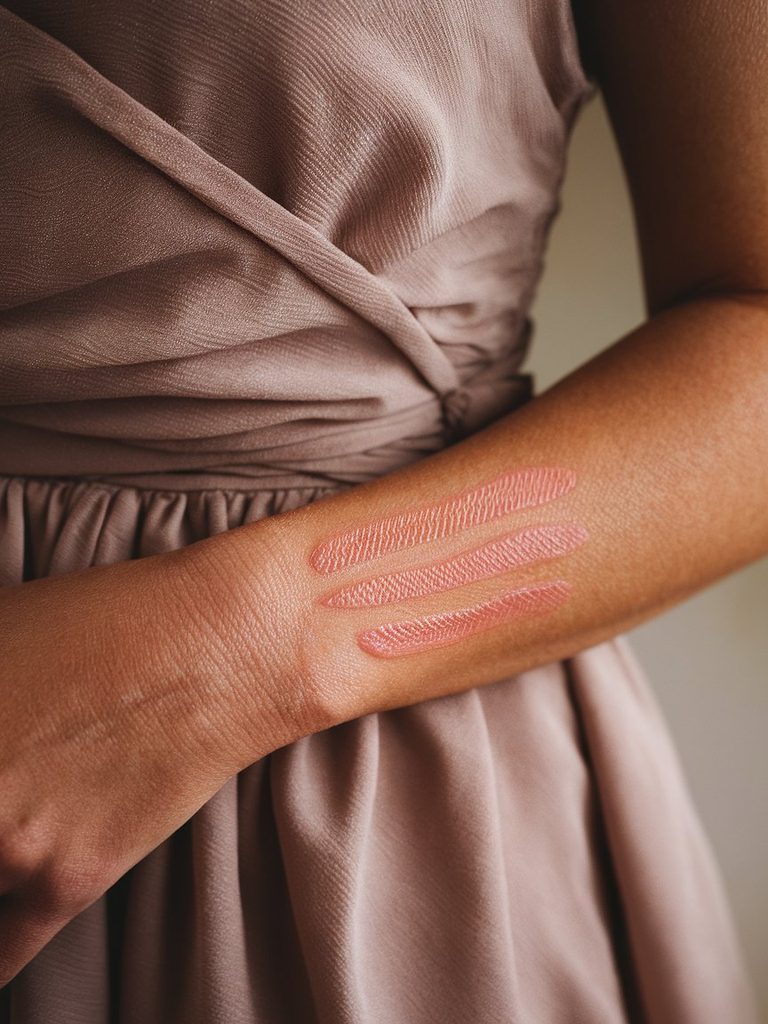 Close-up of a wrist showing veins used to identify skin undertone