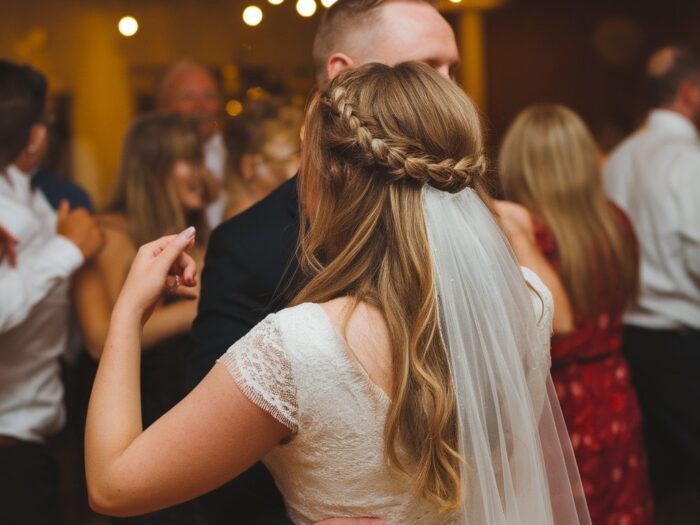 Bridal Half-Up Styles That Hold Through a Full Reception