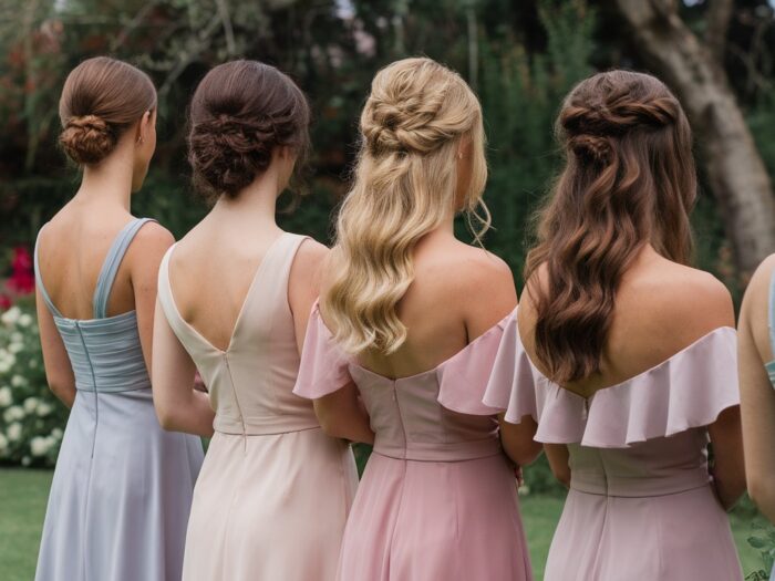 Bridesmaid Hairstyles That Work With Every Neckline