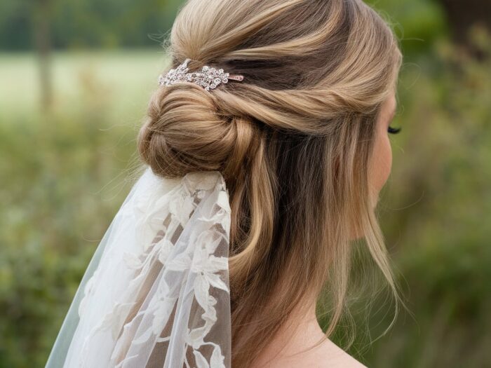 Veil-Friendly Hairstyles That Won’t Get Tangled