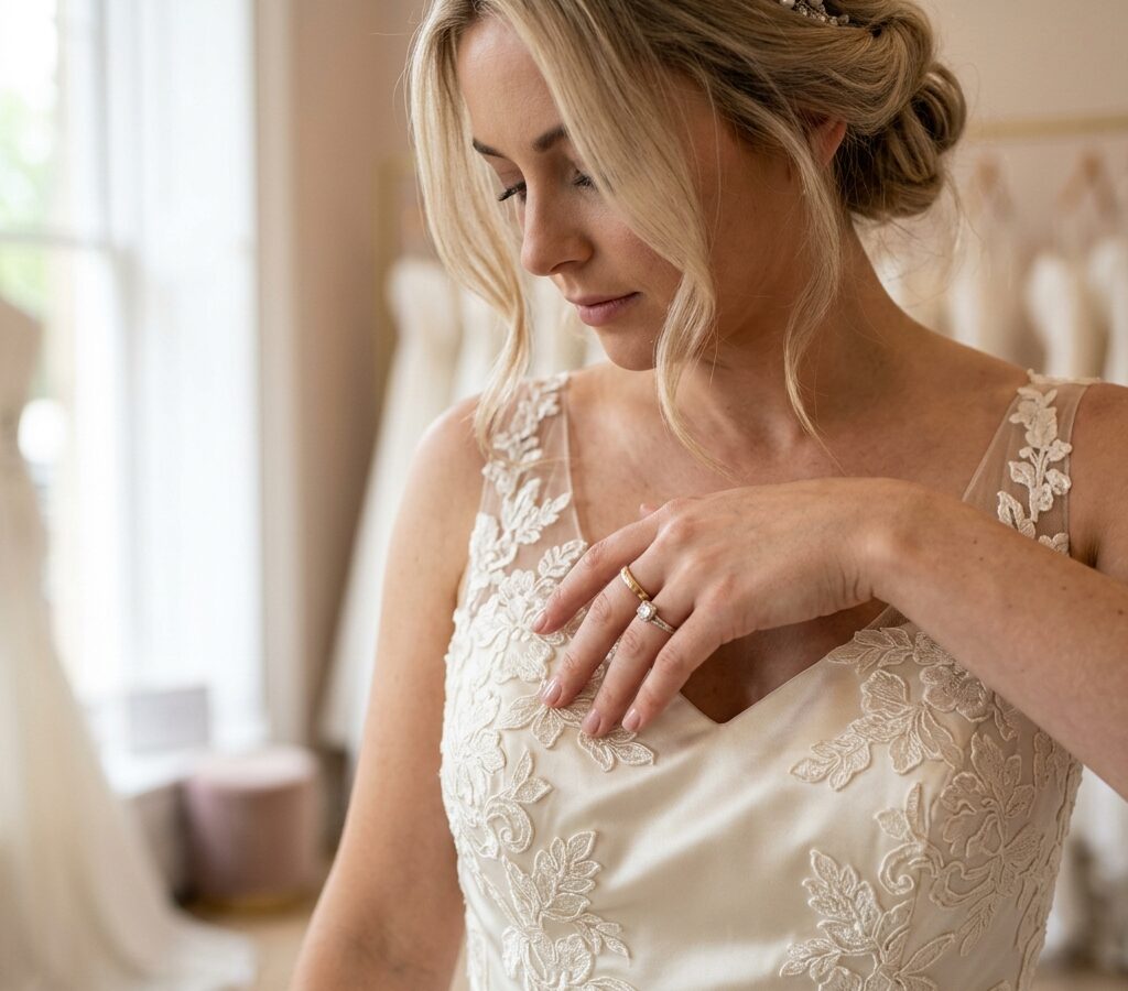 Wedding Dress Fabrics Explained Silk, Satin, and What They Actually Feel Like