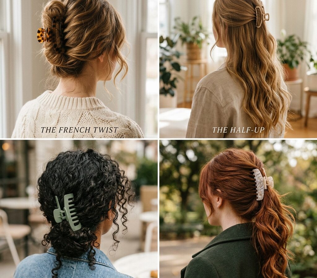Beautiful Ways to Wear Your Hair With a Claw Clip