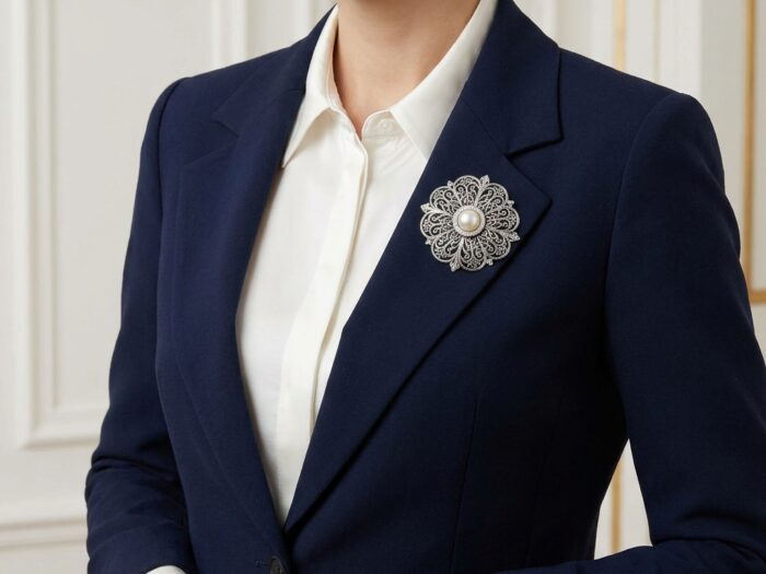Brooch Outfit Ideas for Preppy Fall Looks