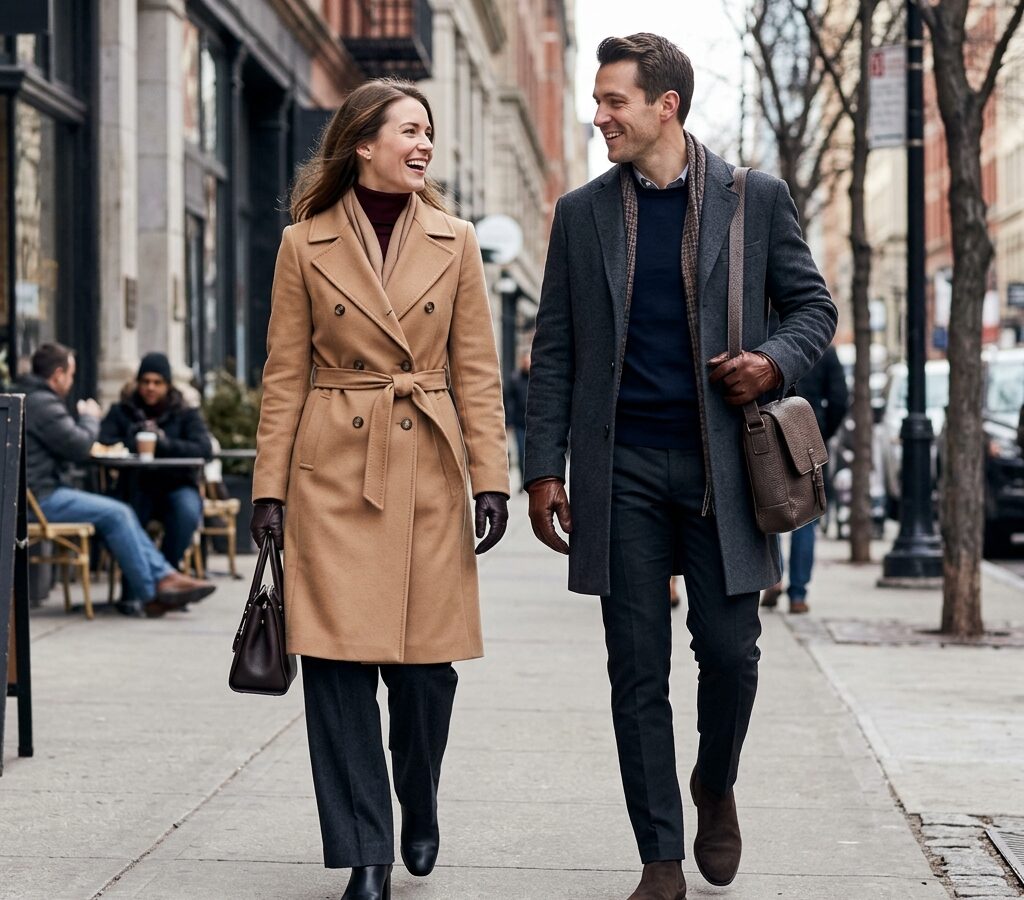 Cold Weather Outfits With Polish Warm Without the Bulk